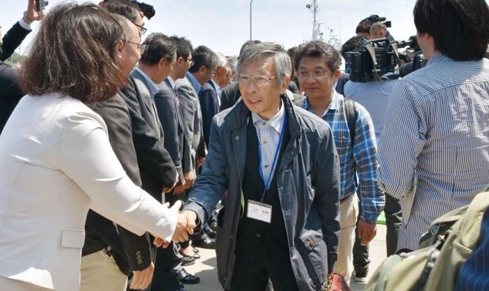 фото KYODO\www.japantimes.co.jp Японського мера не впустили в РФ через санкції, накладені в зв'язку з ситуацією в Україні